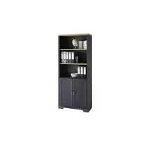 Möbel Boss JUDITH Aktenschrank 86 x 38 x 204 schwarz