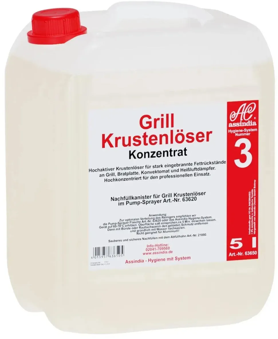 Assindia Grillreiniger bei Eingebranntem und Fett