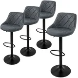 ML-Design Barhocker 62-82 cm Anthrazit