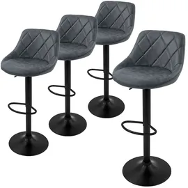 ML-Design Barhocker 62-82 cm Anthrazit