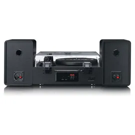 Lenco MC-760BK Stereoanlage DAB+, CD, MP3, Plattenspieler, Bluetooth®, Schwarz