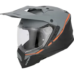Acerbis Assault, Endurohelm - Matt Grau/Schwarz/Orange - XXL
