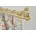 GARESA GARESA gold mattmessingfarben L 390cm Ø 20mm Gardinenstangen