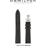 Hamilton Leder Lloyd Band-set Leder-schwarz-18/16 H690.193.103 - schwarz