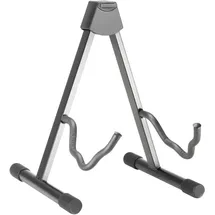 Adam Hall Stands SGS 103 - Gitarrenständer universal für Akustik- und E-Gitarre mit Softauflage, Stahl, schwarz