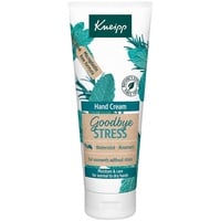 Kneipp Goodbye Stress Handcreme mit Wasserminzölen und Rosmarin, Entspannung und Wohlbefinden, feuchtigkeitsspendend, trockene Haut, 75 ml