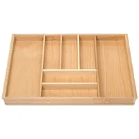 Orga-Box III Buche Besteckeinsatz Besteckkasten 800 mm) für Nobilia