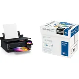 Epson EcoTank ET-8550 3-in-1 Tinten-Multifunktionsgerät & 2500 Blatt Navigator Expression Inkjet/Kopierpapier 90g/m2 A4 Papier
