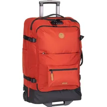 Cabaia Soft Suitcase Essentials Trolley M 2-Rollen 67 cm / 75 l braun/orange