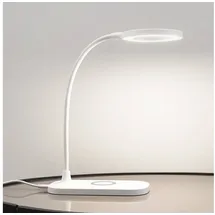 LINDBY LED Tischleuchte SIONA dimmbar (Modern) in Weiß für z.B. Wohnzimmer & Esszimmer (1 Lichtquelle) von Lindby | Schreibtischlampen