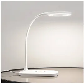 LINDBY LED Tischleuchte SIONA dimmbar (Modern) in Weiß für z.B. Wohnzimmer & Esszimmer (1 Lichtquelle) von Lindby | Schreibtischlampen