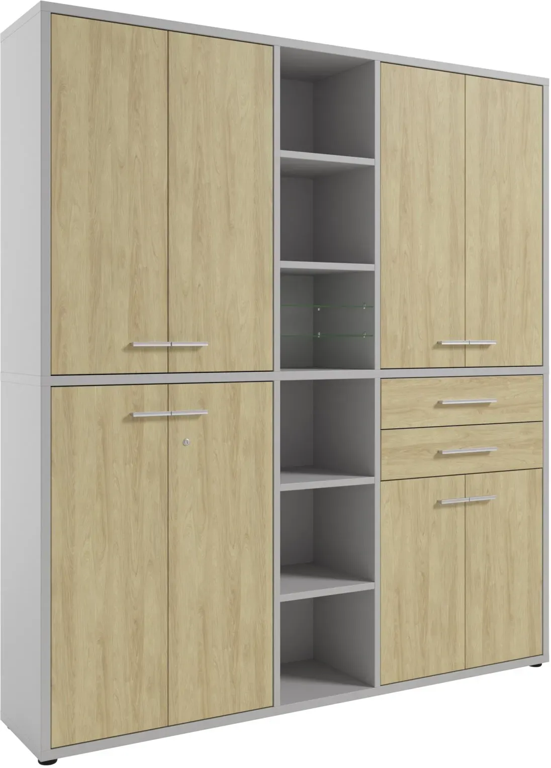Manjana Home Office Kombination TEXAS - B/H/T ca. 191,10x215,40x40,00