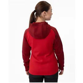 Jako Iconic Trainingsjacke mit Kapuze Damen 103 rot/weinrot 38