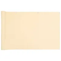 vidaXL Balkonverkleidung 100 x 120 cm Creme PVC
