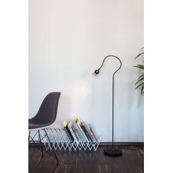 serien lighting Poppy Stehleuchte mit 1 Arm schwarzviolett | 1 Arm | beige