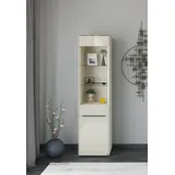 Set One by Musterring Standvitrine Reno 185 x 48 x 42 cm Beige