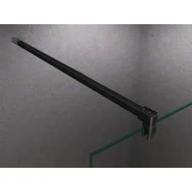 BuyLando.Shop BuyLando Lily 140x200 cm Walk in Duschwand Klarglas Schwarz