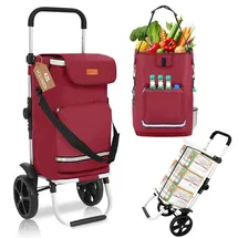 Sekey Einkaufstrolley Rot 42 l