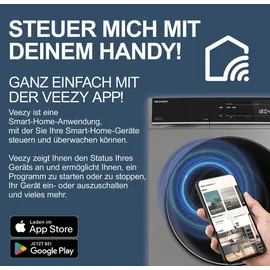 Sharp ES-PRO014BA-DE Waschmaschine (10 kg, 1400 U/min)