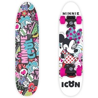 Seven Polska (Holz) Skateboard Minnie Mouse 61x15x8/10cm (9935) bunt Einheitsgröße