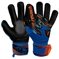 Reusch Torwarthandschuhe Attrakt Infinity NC Junior BLAU|vitaminorange 4