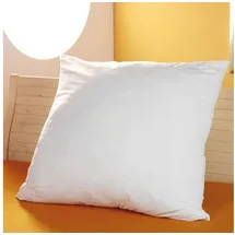 Homedreams Federkopfkissen 80 x 80 cm Weiß