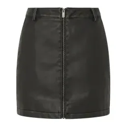 Pepe Jeans für Damen. PL901149 Charlotte-Rock schwarz (XL), Lässig, Polyurethan
