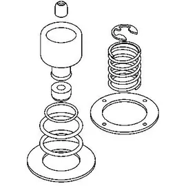 KWC 2000104804 Ersatzteilset DN15 Gummiteile/Sicherungsring/Dichtungen