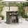 vidaXL Gartenbar Set 3-tlg. Grau