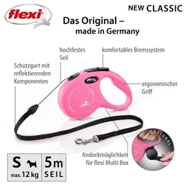 flexi New Classic S 5 m pink