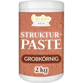 Creative Deco Strukturpaste 2 kg Rot