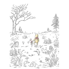 KOMAR Winnie Pooh Walk 200 x 280 cm