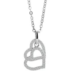 Kette mit Anhänger ADELIA ́S, silber, herz, Halsketten, Damen, unbekannt