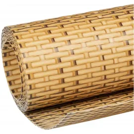 vidaXL Balkonverkleidung 500 x 90 cm Hellbraun Rattan