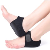 2 Stück Fersenschutz, Fersenschützer, Fersenärmelpolster, Bandage Silikon Fersenkissen Zur Linderung von Fersenschmerzen Plantar Fasciitis, Tendinitis Risse Fersen