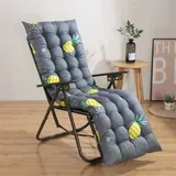 Morbuy Deckchair Auflagen für Gartenliegen, Sonnenliege Kissen Tragbare Garten Innenhof Gepolstertes Bett Relax-Liegestuhl Sitzauflage für Deckchair, Innen, Außen (53x160x8cm,Muster-Stil 5)