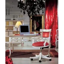 aea Computermöbel Schreibtisch 1x Schreibtisch + 1x Sessel JVmoebel - Weiß