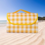 BNOYONERAS Stranddecke Wasserdicht Stranddecke Sandfrei Picnic Blanket Picknickdecke Klein Campingdecke Ultraleicht Outdoor Mini Picknickdecke Campingdecke Wasserdicht Strandmatte Faltbar 100x150CM