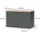 Vicco Eckkommode Wido 80 x 50 cm Anthrazit