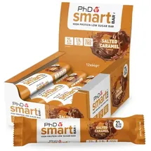 PhD Performance Nutrition Smart Bar Salted Caramel Riegel 12 x 64 g