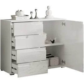 HBZ Spice 100 x 80 x 40 cm Weiß hochglanz