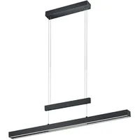 Trio Trajan 3-flg. 150 cm rund schwarz