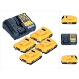 DeWalt DeWalt, DCB 1104 D4 Akku Starter Set 12 V / 18 V 4x Akku 2,0 Ah + DCB 1104 Ladegerät