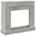 vidaXL Kaminumrandung 100 x 30 x 87,5 cm Grau