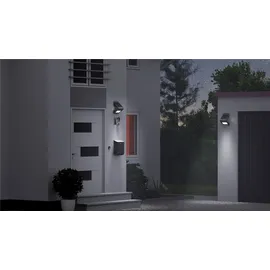 goobay Solarleuchte Kunststoff, Metall 21,2 cm mit Bewegungsmelder schwarz