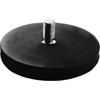  Flachgreifermagnet Set 2-teilig mit Gewindestutzen, Neodym,⌀ 66 mm