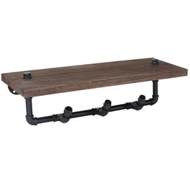 Mendler Garderobenpaneel HWC-C45 Braun