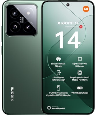 Xiaomi 14 5G 12/512GB Dual-SIM Smartphone jade green