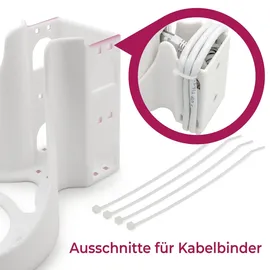 mobilefox Wandhalterung passend für TP-Link Deco X50 AX3000 Mesh WLAN Router Halter