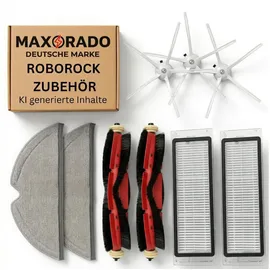 Maxorado Zubehör Set passend für Roborock S4 S5 MAX S6 Pure E2 E3 E4 E5 Q5 Xiaomi C1 Staubsaugerroboter